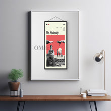 Mid Century Modern Mr Nobody Movie Poster, Retro Movie Print, Modern Vintage Movie Posters