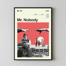 Mid Century Modern Mr Nobody Movie Poster, Retro Movie Print, Modern Vintage Movie Posters (2)