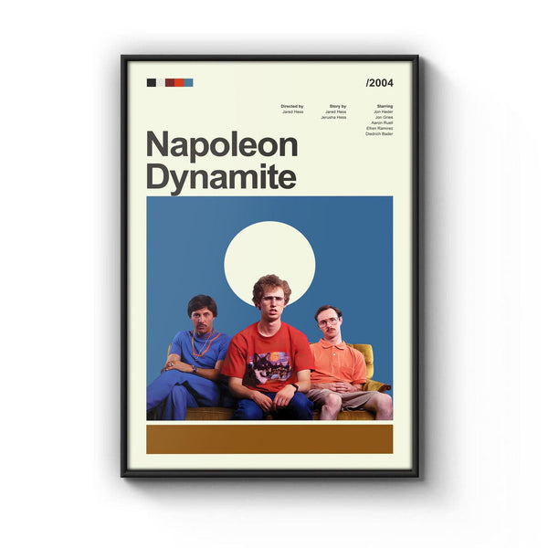 Mid Century Modern Napoleon Dynamite Movie Poster, Retro Movie Print, Modern Vintage Movie Posters 1778292096