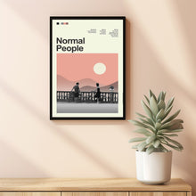 Mid Century Modern Normal People Movie Poster, Retro Movie Print, Modern Vintage Movie Posters