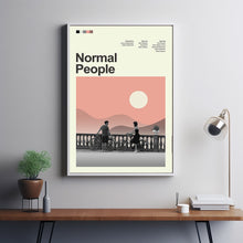 Mid Century Modern Normal People Movie Poster, Retro Movie Print, Modern Vintage Movie Posters
