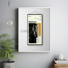 Mid Century Modern Notorious Movie Poster, Retro Movie Print, Modern Vintage Movie Posters