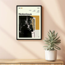 Mid Century Modern Notorious Movie Poster, Retro Movie Print, Modern Vintage Movie Posters (2)