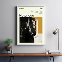 Mid Century Modern Notorious Movie Poster, Retro Movie Print, Modern Vintage Movie Posters (2)