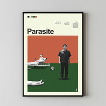 Mid Century Modern Parasite Movie Poster, Retro Movie Print, Modern Vintage Movie Posters