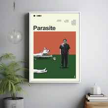 Mid Century Modern Parasite Movie Poster, Retro Movie Print, Modern Vintage Movie Posters
