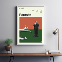 Mid Century Modern Parasite Movie Poster, Retro Movie Print, Modern Vintage Movie Posters
