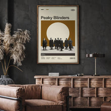 Mid Century Modern Peaky Blinders Poster, Retro Peaky Blinders Print, Modern Vintage Movie Posters 4315337857