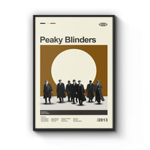 Mid Century Modern Peaky Blinders Poster, Retro Peaky Blinders Print, Modern Vintage Movie Posters 4315337857