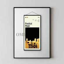 Mid Century Modern Practical Magic Movie Poster, Retro Movie Print, Modern Vintage Movie Posters 1