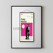Mid Century Modern Pretty Woman Movie Poster, Retro Movie Print, Modern Vintage Movie Posters