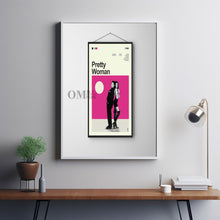 Mid Century Modern Pretty Woman Movie Poster, Retro Movie Print, Modern Vintage Movie Posters