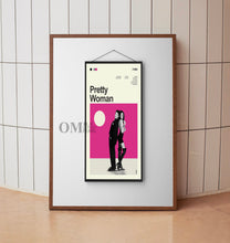 Mid Century Modern Pretty Woman Movie Poster, Retro Movie Print, Modern Vintage Movie Posters