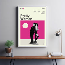 Mid Century Modern Pretty Woman Movie Poster, Retro Movie Print, Modern Vintage Movie Posters (2)