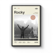Mid Century Modern Rocky Movie Poster, Retro Movie Print, Modern Vintage Sylvester Stallone Movie Posters 1793733231