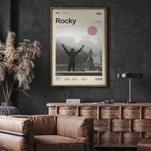 Mid Century Modern Rocky Movie Poster, Retro Movie Print, Modern Vintage Sylvester Stallone Movie Posters 1793733231