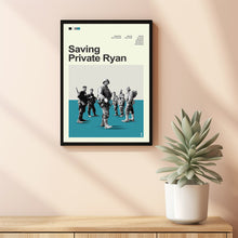 Mid Century Modern Saving Private Ryan Movie Poster, Retro Movie Print, Modern Vintage Movie Posters