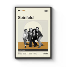 Mid Century Modern Seinfeld Poster, Retro Seinfeld Print, Modern Vintage Movie Posters 4315338133