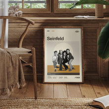 Mid Century Modern Seinfeld Poster, Retro Seinfeld Print, Modern Vintage Movie Posters 4315338133