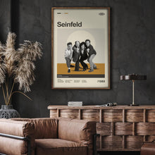 Mid Century Modern Seinfeld Poster, Retro Seinfeld Print, Modern Vintage Movie Posters 4315338133