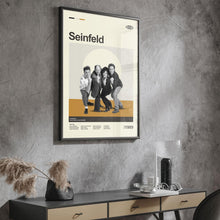 Mid Century Modern Seinfeld Poster, Retro Seinfeld Print, Modern Vintage Movie Posters 4315338133