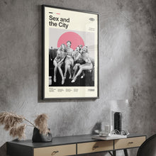 Mid Century Modern Sex and The City Poster, Retro Movie Print, Modern Vintage Movie Posters 1875595811