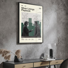 Mid Century Modern Silver Linings Playbook Movie Poster, Retro Movie Print, Modern Vintage Movie Posters 1861417782
