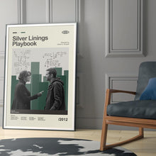 Mid Century Modern Silver Linings Playbook Movie Poster, Retro Movie Print, Modern Vintage Movie Posters 1861417782