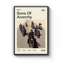 Mid Century Modern Sons of Anarchy Movie Poster, Retro Movie Print, Modern Vintage Movie Posters 1778294898