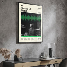 Mid Century Modern Sound of Metal Movie Poster, Retro Movie Print, Modern Vintage Movie Posters 1861423164