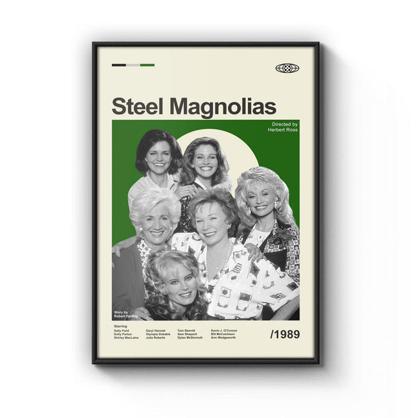 Mid Century Modern Steel Magnolias Movie Poster, Retro Movie Print, Modern Vintage Movie Posters 1855976147
