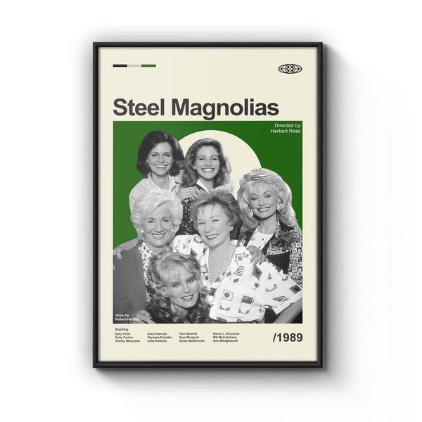 Mid Century Modern Steel Magnolias Movie Poster, Retro Movie Print, Modern Vintage Movie Posters 1855976147