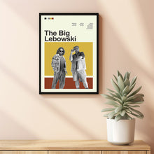 Mid Century Modern The Big Lebowski Movie Poster, Retro Movie Print, Modern Vintage Movie Posters