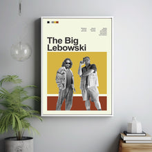 Mid Century Modern The Big Lebowski Movie Poster, Retro Movie Print, Modern Vintage Movie Posters