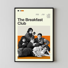 Mid Century Modern The Breakfast Club Movie Poster, Retro Movie Print, Modern Vintage Movie Posters