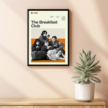Mid Century Modern The Breakfast Club Movie Poster, Retro Movie Print, Modern Vintage Movie Posters