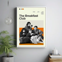 Mid Century Modern The Breakfast Club Movie Poster, Retro Movie Print, Modern Vintage Movie Posters