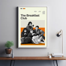 Mid Century Modern The Breakfast Club Movie Poster, Retro Movie Print, Modern Vintage Movie Posters