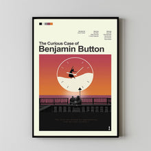 Mid Century Modern The Curious Case of Benjamin Button Movie Poster, Retro Movie Print
