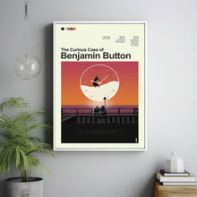 Mid Century Modern The Curious Case of Benjamin Button Movie Poster, Retro Movie Print