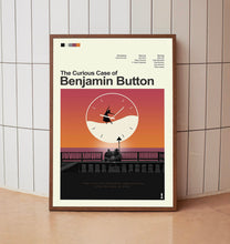 Mid Century Modern The Curious Case of Benjamin Button Movie Poster, Retro Movie Print