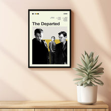 Mid Century Modern The Departed Movie Poster, Retro Movie Print, Modern Vintage Movie Posters