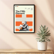 Mid Century Modern The Fifth Element Movie Poster, Retro Movie Print, Modern Vintage Movie Posters