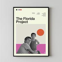 Mid Century Modern The Florida Project Movie Poster, Retro Movie Print, Modern Vintage Movie Posters