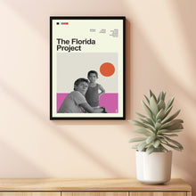 Mid Century Modern The Florida Project Movie Poster, Retro Movie Print, Modern Vintage Movie Posters