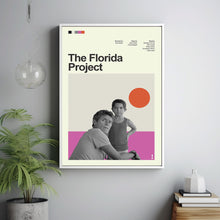 Mid Century Modern The Florida Project Movie Poster, Retro Movie Print, Modern Vintage Movie Posters