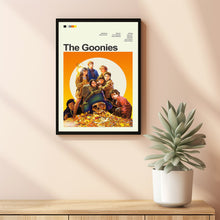 Mid Century Modern The Goonies Movie Poster, Retro Movie Print, Modern Vintage Movie Posters 1
