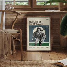 Mid Century Modern The Last of the Mohicans Movie Poster, Retro Movie Print, Modern Vintage Movie Posters 1792496489