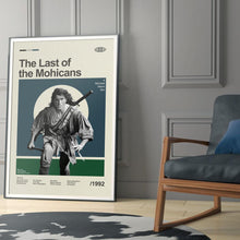 Mid Century Modern The Last of the Mohicans Movie Poster, Retro Movie Print, Modern Vintage Movie Posters 1792496489