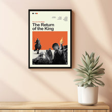 Mid Century Modern The Lord of the Rings The Return of the King Movie Poster, Retro Movie Print